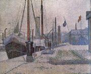 Georges Seurat The Honfleur oil